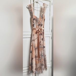Candalite Large Nude Grey Floral Dress